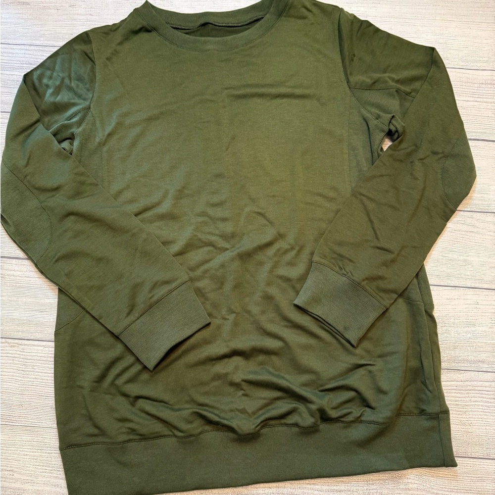 Olive Green Crewneck Sweatshirt